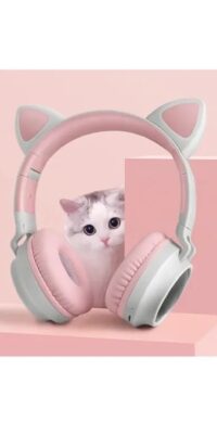 ❤ Audífonos Orejas De Gato Diadema Bluetooth Fm Micro Y Luces ✓ - MILOS  STORE | Productos Exclusivos y personalizados para tu mascota.